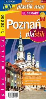 Poznań plastik - plan miasta laminowany