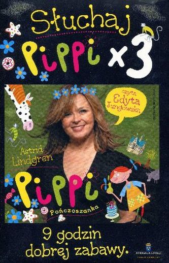 Słuchaj Pippi x 3. Książka audio CD MP3