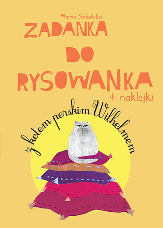 Zadanka do rysowanka z kotem perskim Wilhelmem + naklejki