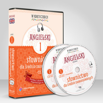 MP3 w karteczkach. Angielski 1. Słownictwo dla średniozaawansowanych. Część 1. (2 płyty CD)