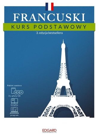Francuski Kurs podstawowy. 3 edycja. książka + 3 CD