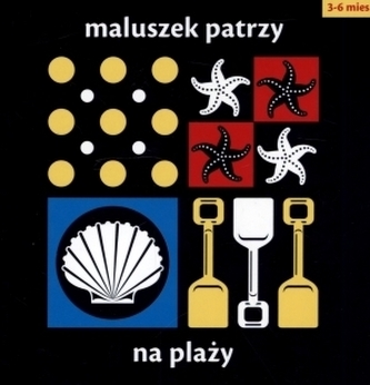 Maluszek patrzy. Na plaży