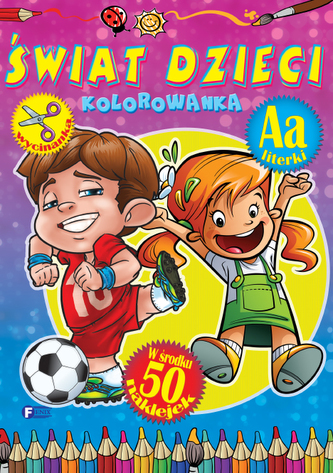 Świat dzieci. Kolorowanka
