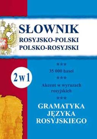 Słownik rosyj.-pol., pol.-rosyj. z gramatyką 2 w 1