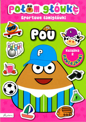 POU. Sportowe łamigłówki. Książka z naklejkami