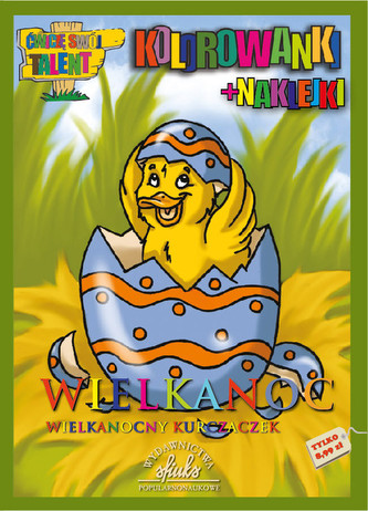 Kolorowanki wielkanocne z naklejkami