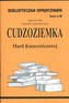 Biblioteczka Opracowań Cudzoziemka Marii Kuncewiczowej