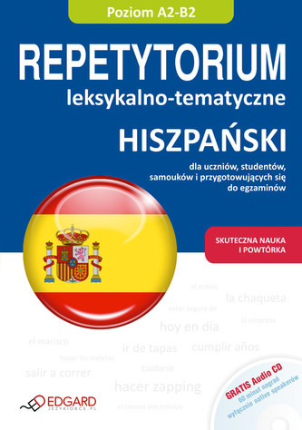 Hiszpański Repetytorium leksykalno tematyczne z płytą CD