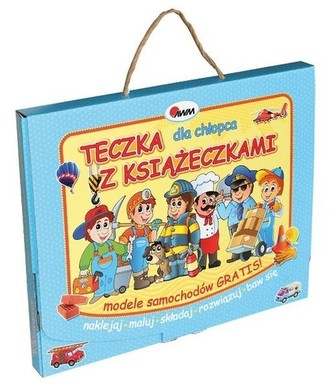 Teczka dla chłopca z książeczkami