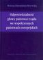 Odpowiedzialność głowy państwa i rządu we współczesnych państwach europejskich