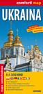 Ukraina laminowana mapa samochodowa 1:1 350 000