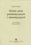 Wybór pism polonistycznych i slawistycznych