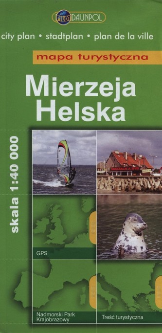 Mierzeja Helska Mapa turystyczna 1:40 000
