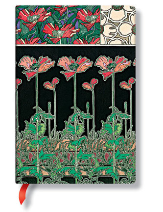 Notatnik Papaver w linię Midi