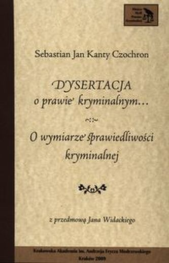 Dysertacja o prawie kryminalnym
