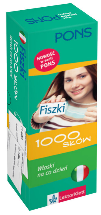 Fiszki 1000 słów Włoski na co dzień