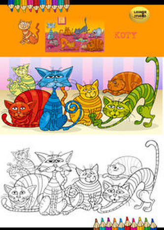 Kolorowanka Koty