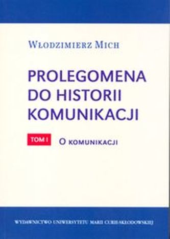 Prolegomena do historii komunikacji