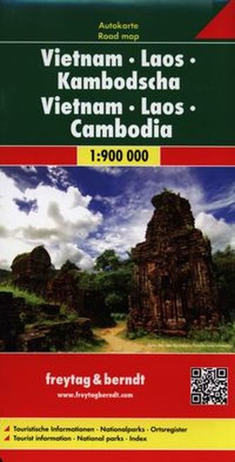 Vietnam,Laos,Kambodža 1:900T/mapa