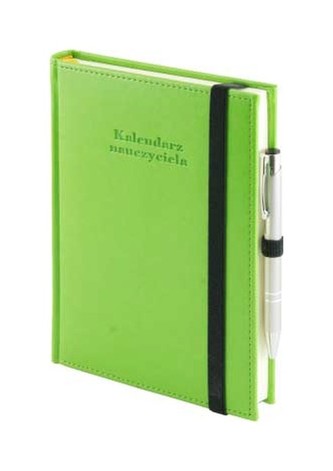 Kalendarz nauczyciela 2015/2016 dzienny z gumką mix kolorów