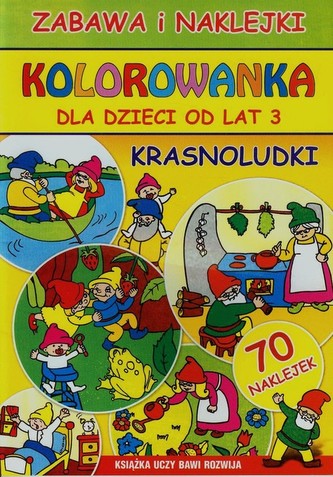 Krasnoludki kolorowanka
