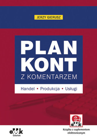 Plan kont z komentarzem - handel, produkcja, usługi (z suplementem elektronicznym)