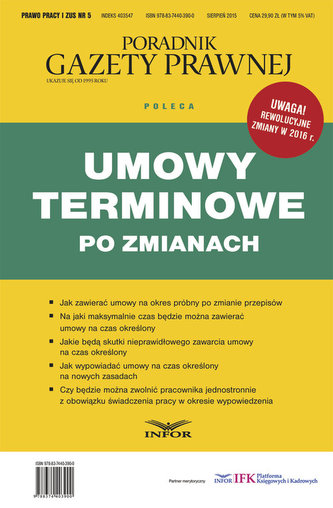 Umowy terminowe po zmianach