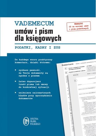 Vademecum umów i pism dla księgowych