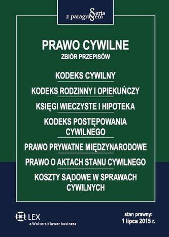 Prawo cywilne Zbiór przepisów