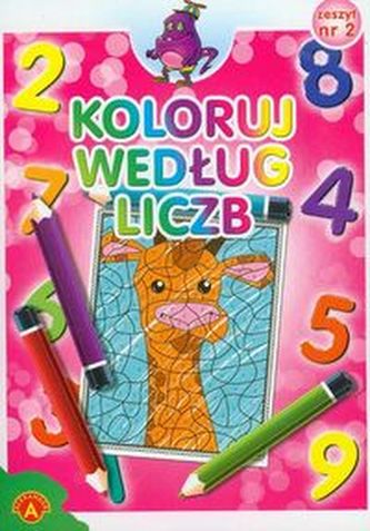 Koloruj według liczb zeszyt 2