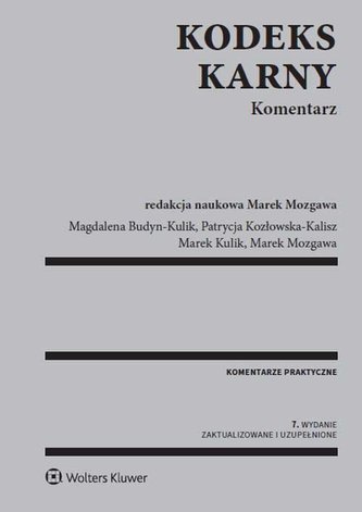 Kodeks karny. Komentarz