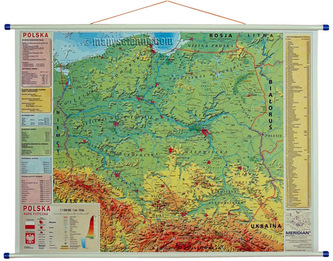 Polska fizyczna z elementami ekologii 1:1000 000
