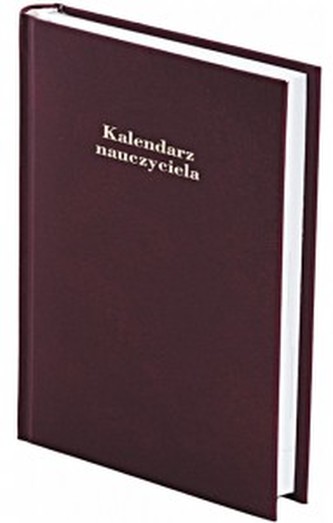 Kalendarz nauczyciela A5 tygodniowy PCV bezbarwna mapa