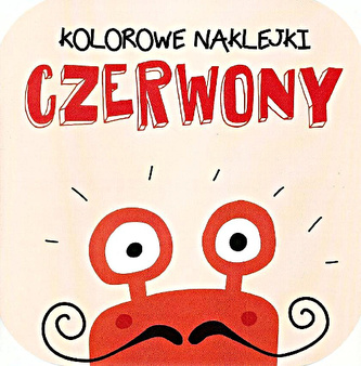 Kolorowe naklejki - Czerwony