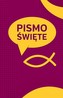 Pismo Święte.  Bordowo - Żóte