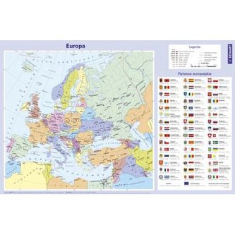 Mapa Europy. Podkładka na biurko