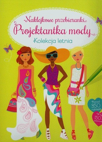 Naklejkowe przebieranki Projektantka mody Kolekcja letnia