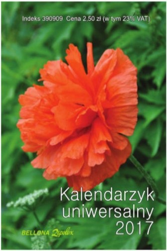 Kalendarz 2017  Uniwersalny