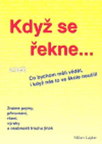 Když se řekne...