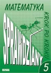 Matematyka. Klasa 5, szkoła podstawowa. Sprawdziany