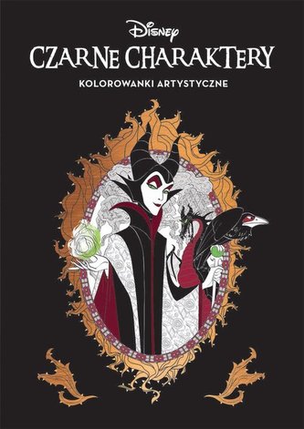 Malowanka artystyczna. Czarne charaktery   KAS-6