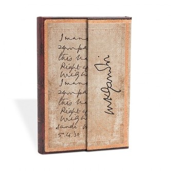 Notatnik Mini  Gandhi Right Against Might w linie