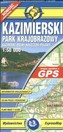 Mapa turystyczna. Kazimierski Park Krajobrazowy papierowy