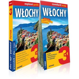 Włochy 3w1. Przewodnik. Mapa. Atlas (komplet)
