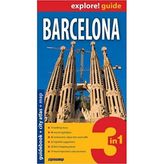 Barcelona 3w1 Przewodnik + mapa + plan miasta
