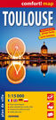 Toulouse laminowany plan miasta 1:15 000