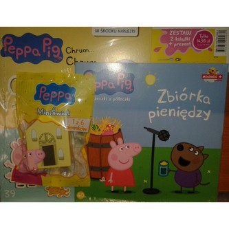 Świnka Peppa. Zestaw 2 książeczek + domek