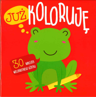 Już koloruję. Żaba 30 naklejek