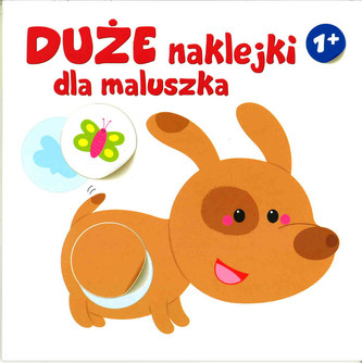 Duże naklejki dla maluszka 1+  Piesek