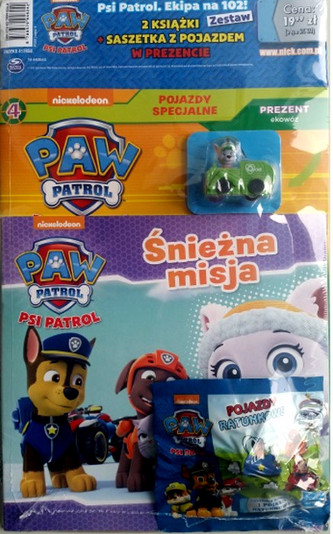 Psi Patrol Ekipa na 102 Śnieżna misja. Zestaw 2 książki + prezent